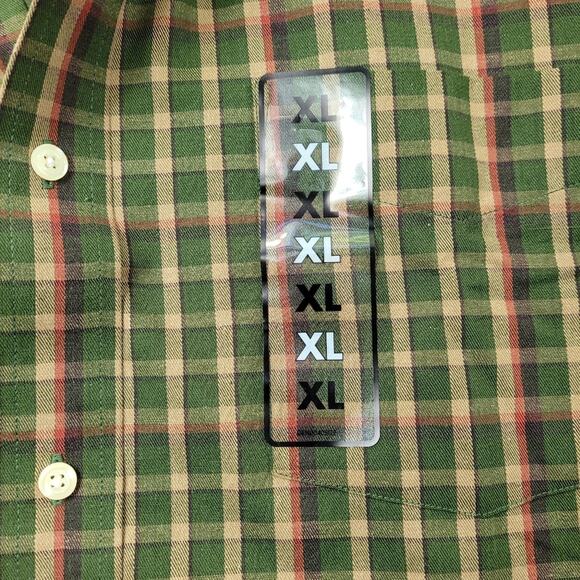 NWT Men's Knightsbridge Wrinkle Resistant Plaid Shirt size XL - Picture 8 of 12